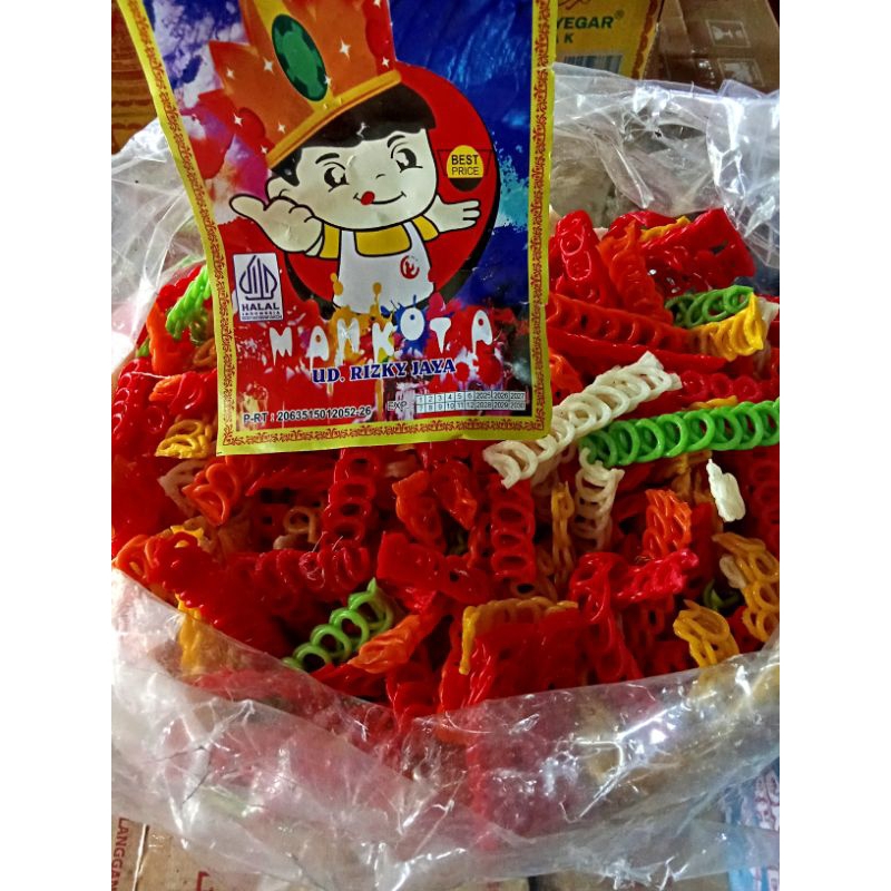 

kerupuk seblak mentah /kerupuk tangga kerupuk mawar 1kg