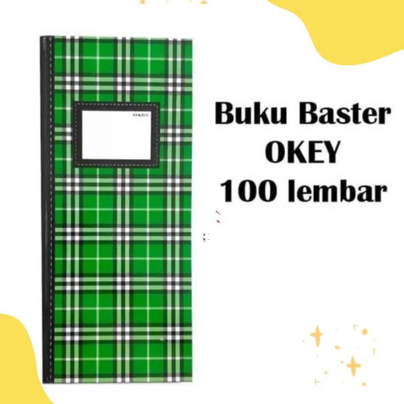 

Buku Tulis Baster 100 Lembar Okey Hard Cover