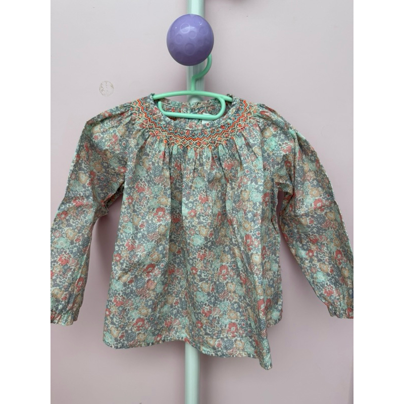 Bonpoint liberty smocked top