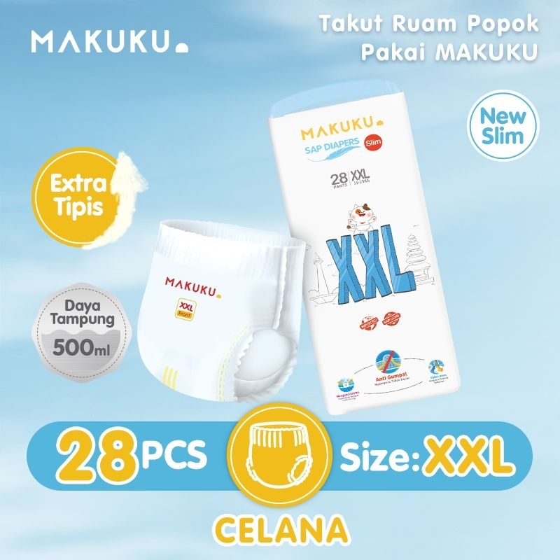 MAKUKU SAP Diapers Slim (XXL)