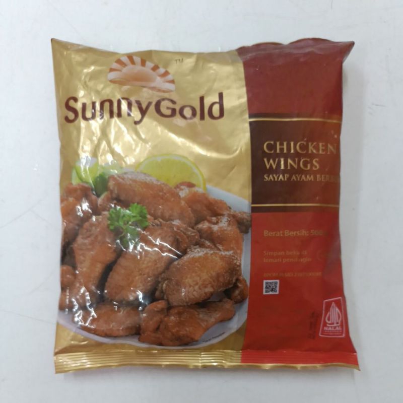 

Sunny Gold Chicken Wing Sayap Ayam Berbumbu 500 gr