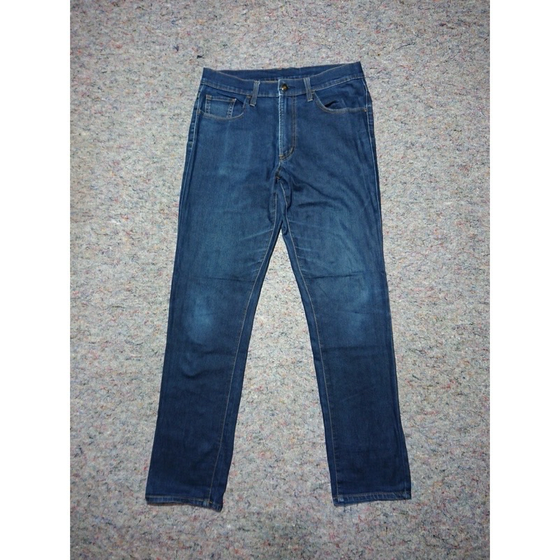 CELANA UNIQLO BLUE JEANS SECOND GOOD COND