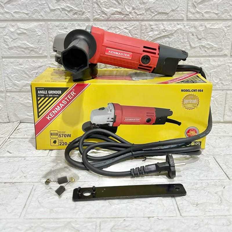 GERINDA TANGAN KENMASTER 4 INCH CMT- 954 ANGEL GRINDER KENMASTER /MESIN GERINDA 4" , GRINDER PW-8954