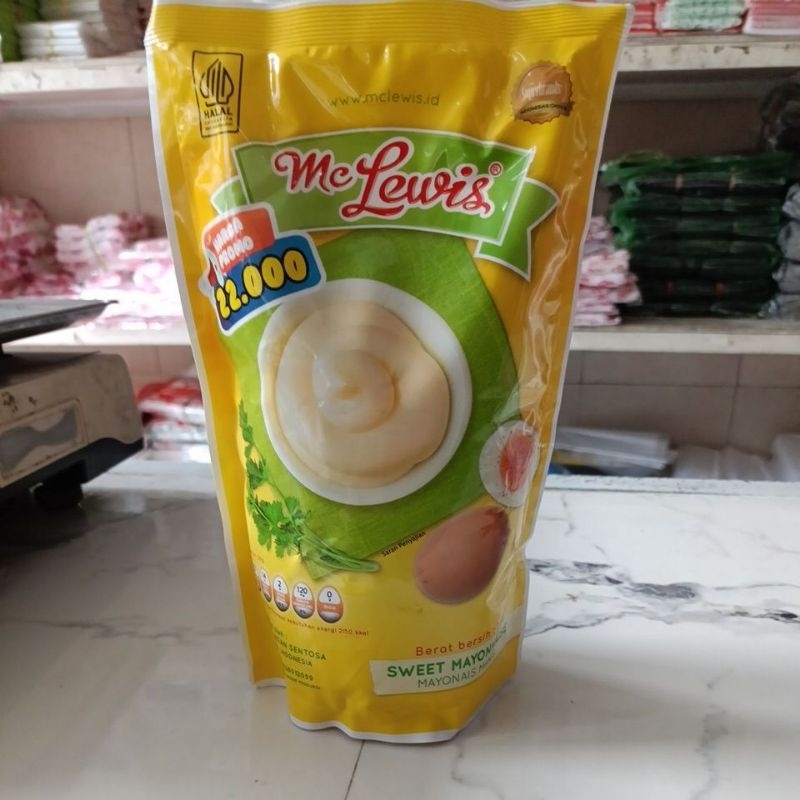 

sweet mayonnaise manis mc Lewis kemasan 1kg