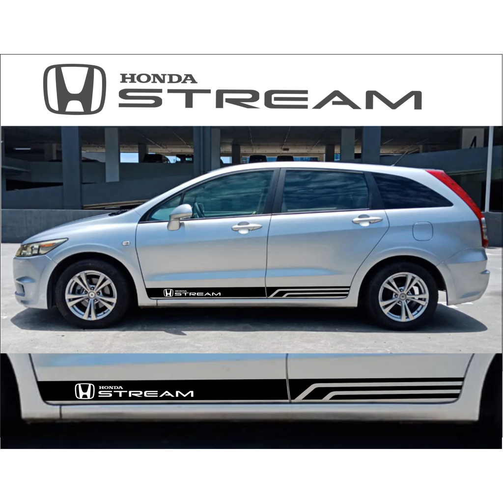 Sticker Honda Stream aksesoris mobil Honda Stream