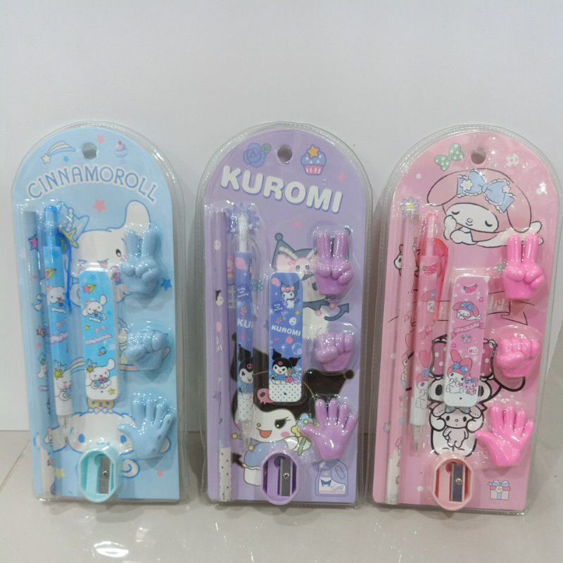 

Perlengkapan sekolah set Stetionery alat tulis lengkap