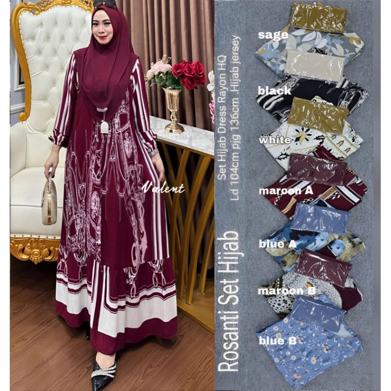 Rosanti Set Hijab by. Valent Hijab