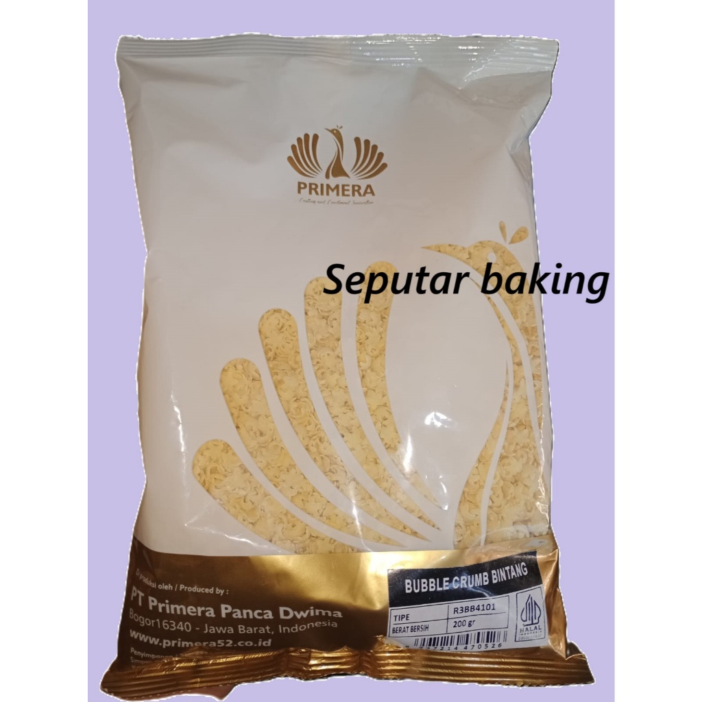

Primera Bubble Crumb BINTANG 200gr / Tepung roti