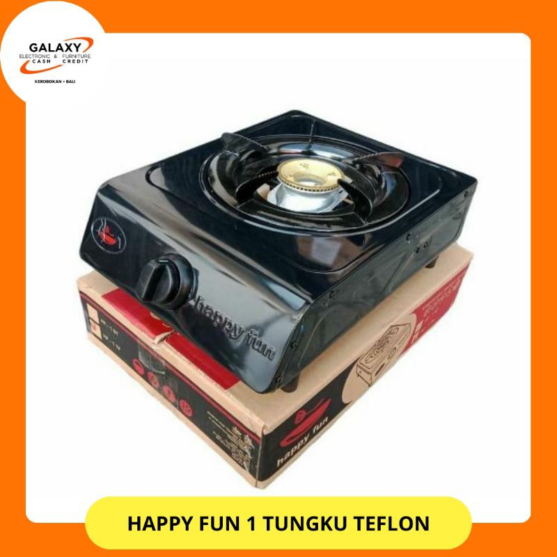 Kompor Gas 1 Tungku Happy Fun Body Teflon