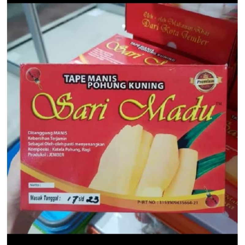 

Tape manis-pohung kuning-600gr-sari madu