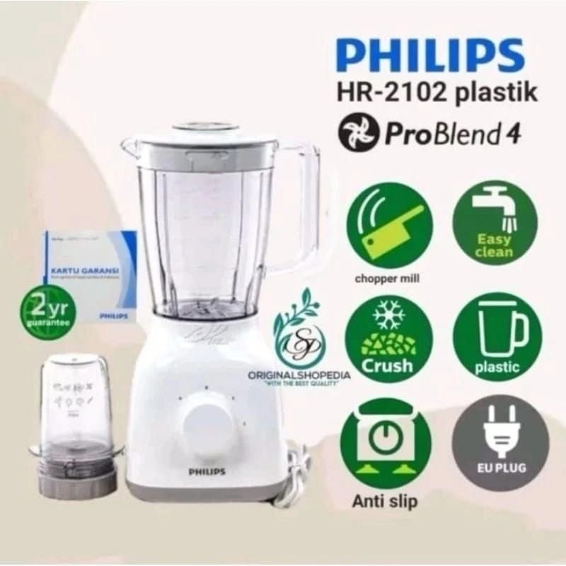 PROMO BLENDER PHILIPS HR2106 PROBLEND BLENDER PHILIPS PLASTIK