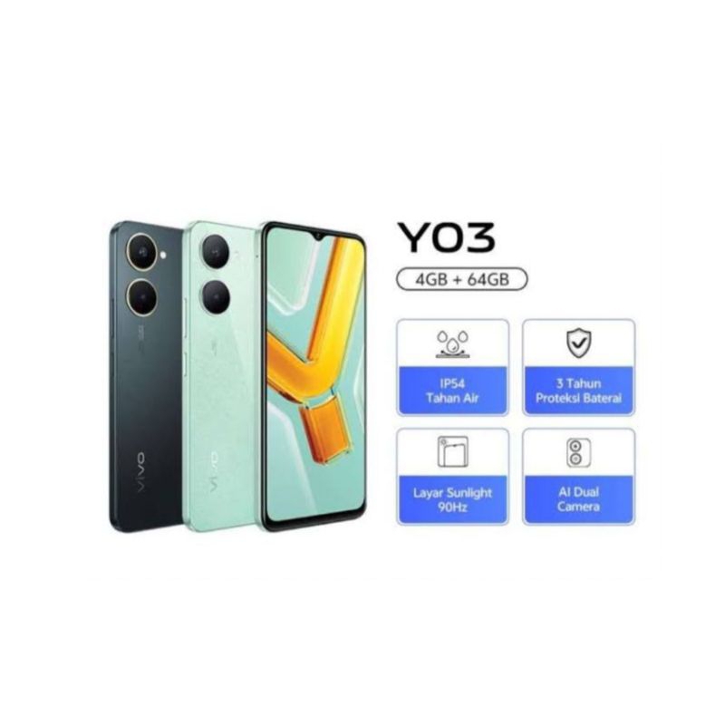 HP VIVO YO3 4/64 GB - VIVO YO3 RAM 4GB ROM 64GB GARANSI RESMI