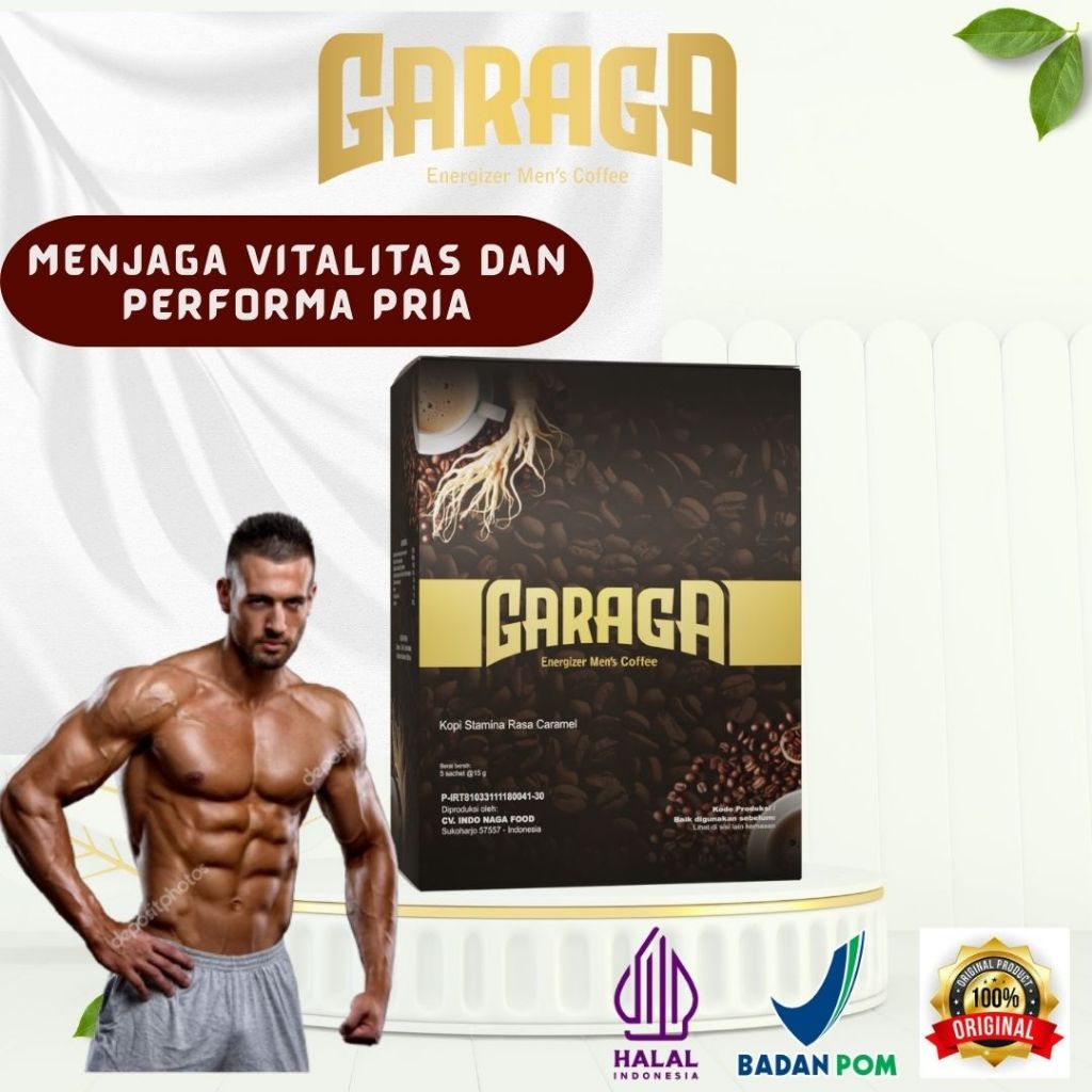 

GARAGA Coffee-dengan Xtrak Ginseng peru Untuk Menjaga Vitalitas dan Stamina Pada Pria, Hallal & BPOM