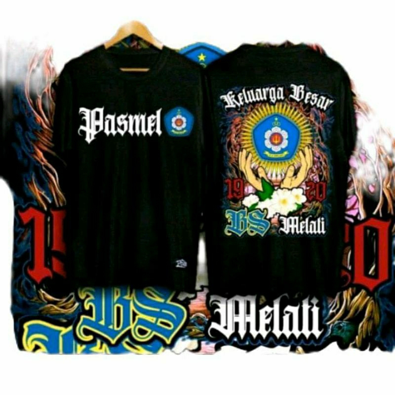 KAOS KELUARGA BESAR BS MELATI PASMEL // KAOS BELA DIRI CORAK