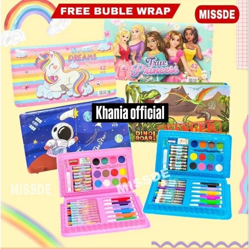 

0ART SET 42 PCS / CRAYON SET 42 PCS / ALAT LUKIS ANAK ISI 42 PCS