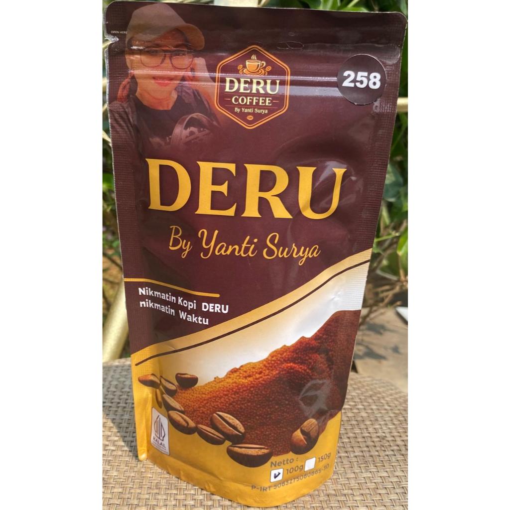 

DERU KOPI varian 100gr dengan 100%Coffee, Arabica 60% dan Robusta 40%