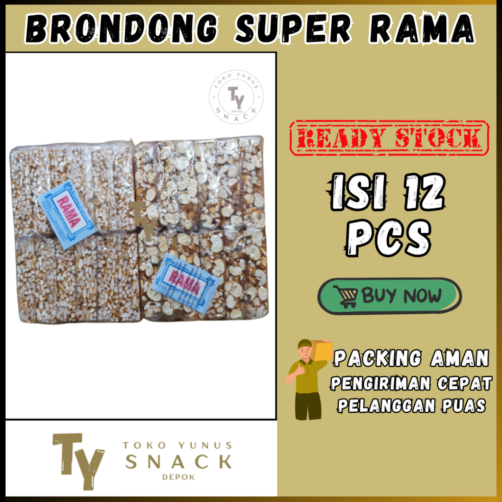 

BRONDONG SUPER RAMA // BRONDONG JAGUNG / BRONGDONG BERAS ISI 12PCS