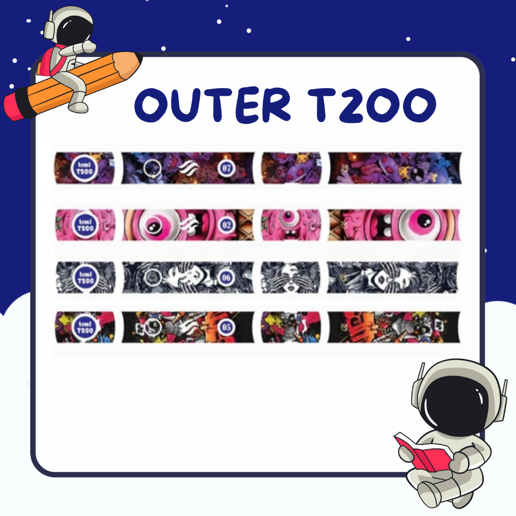 

navyrashop_stiker Tee 2 O O stiker pelindung luar