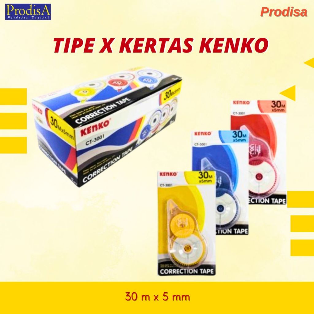 

CORRECTION TAPE KERTAS DAN CORRECTION TAPE CAIR (SATUAN/BIJIAN)