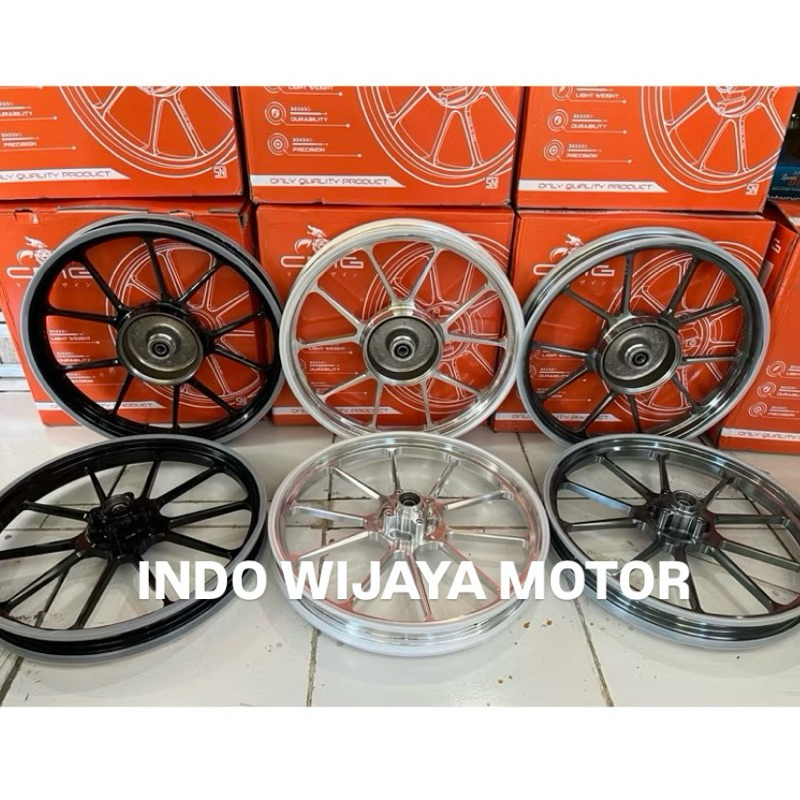Velg CMG EXACT RX King CNC Palang 10 Ring 17 x 160 / 185 Untuk RX King / RXZ / Jupiter Z / F1ZR Orig