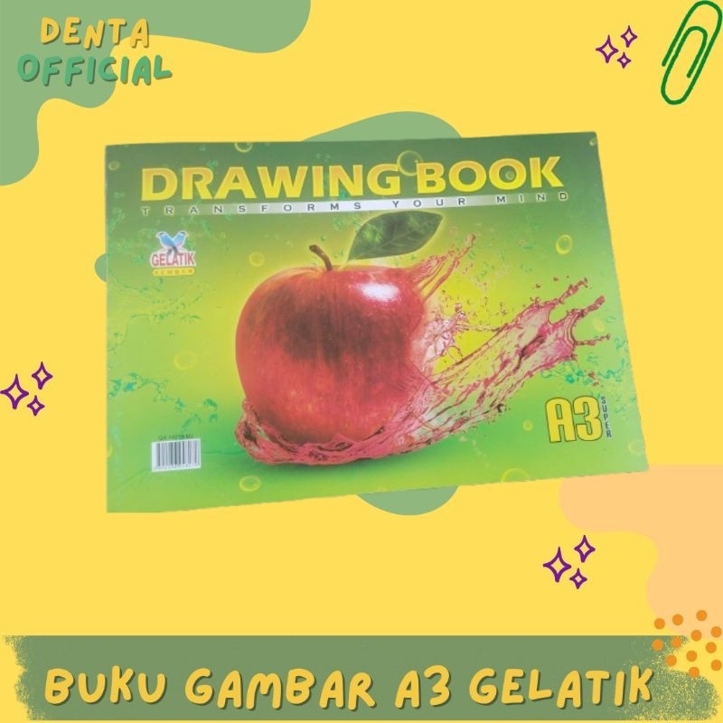 

Buku Gambar A3 Gelatik | Drawing Book Gelatik | Isi 8 Lembar