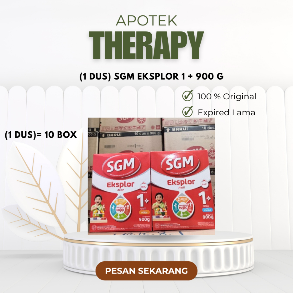 (DUS) Susu SGM 1+900 Gr Vanilla & Madu 1 Karton Isi 10 - Jaminan Original Termurah