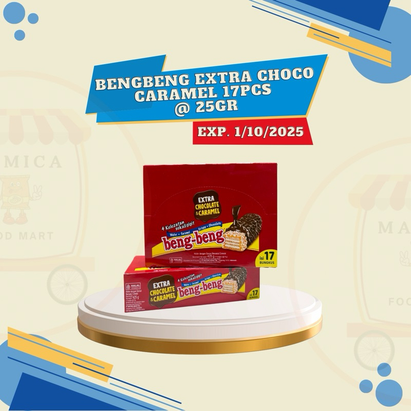 

BENGBENG EXTRA CHOCO CARAMEL BOX 17 PACK @ 25GR | EXP OKTOBER 2025