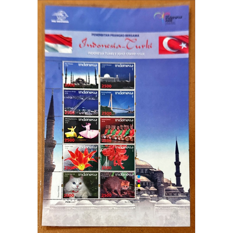 

(FB) PRANGKO INDONESIA 2008 SS INDONESIA - TURKEY . MNH.