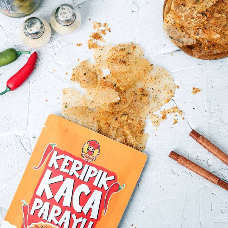 

Keripik Kaca Singkong Pedas Jajanan Viral