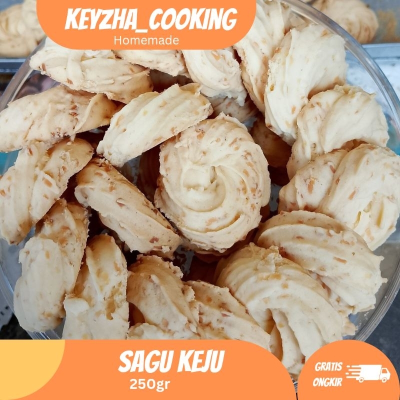 

Kue Kering Sagu Keju Premium Isi 250 gram lumer di lidah homemade