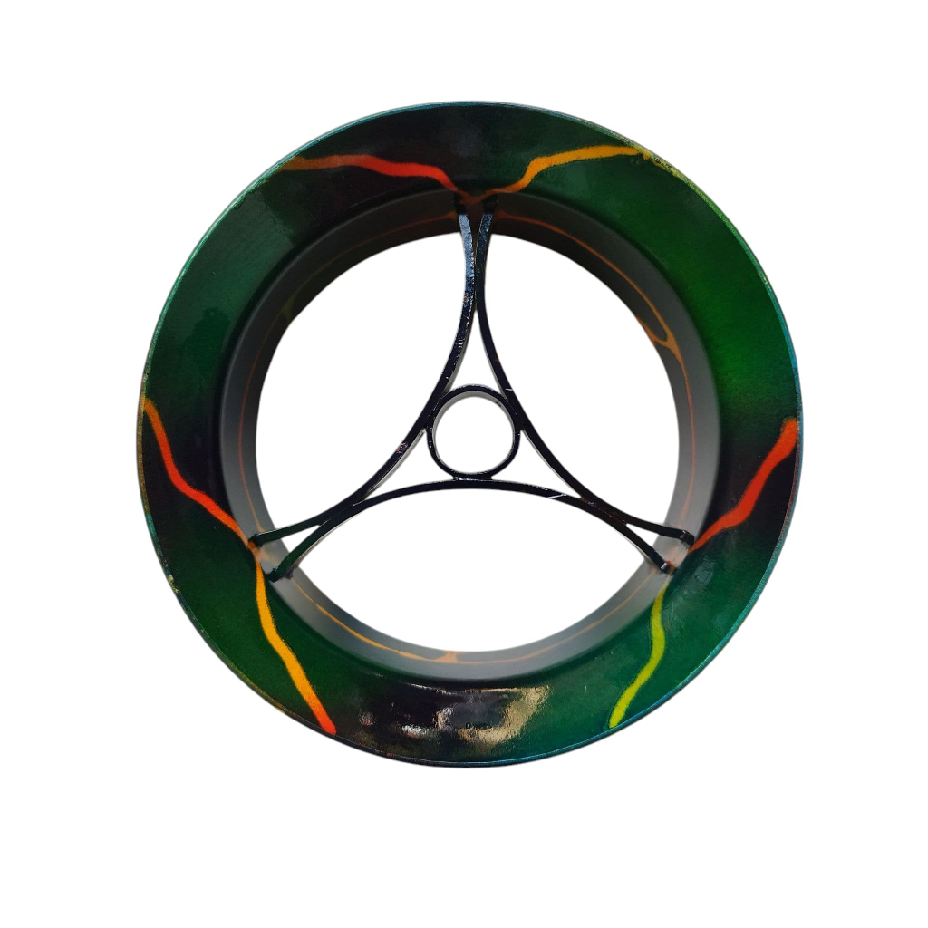 Bladu Kenur Layang Layang Gulungan 4inch Motif Segitiga Hijau Kuat murah