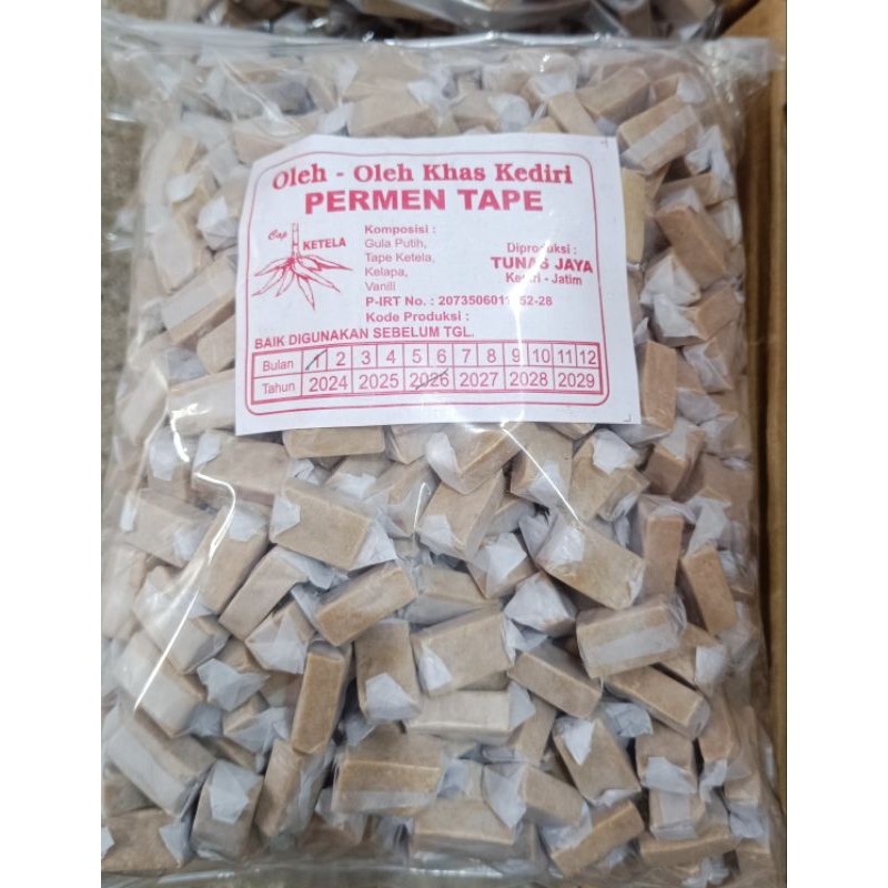 

PERMEN TAPE 250G /PERMEN TAPE MANIS