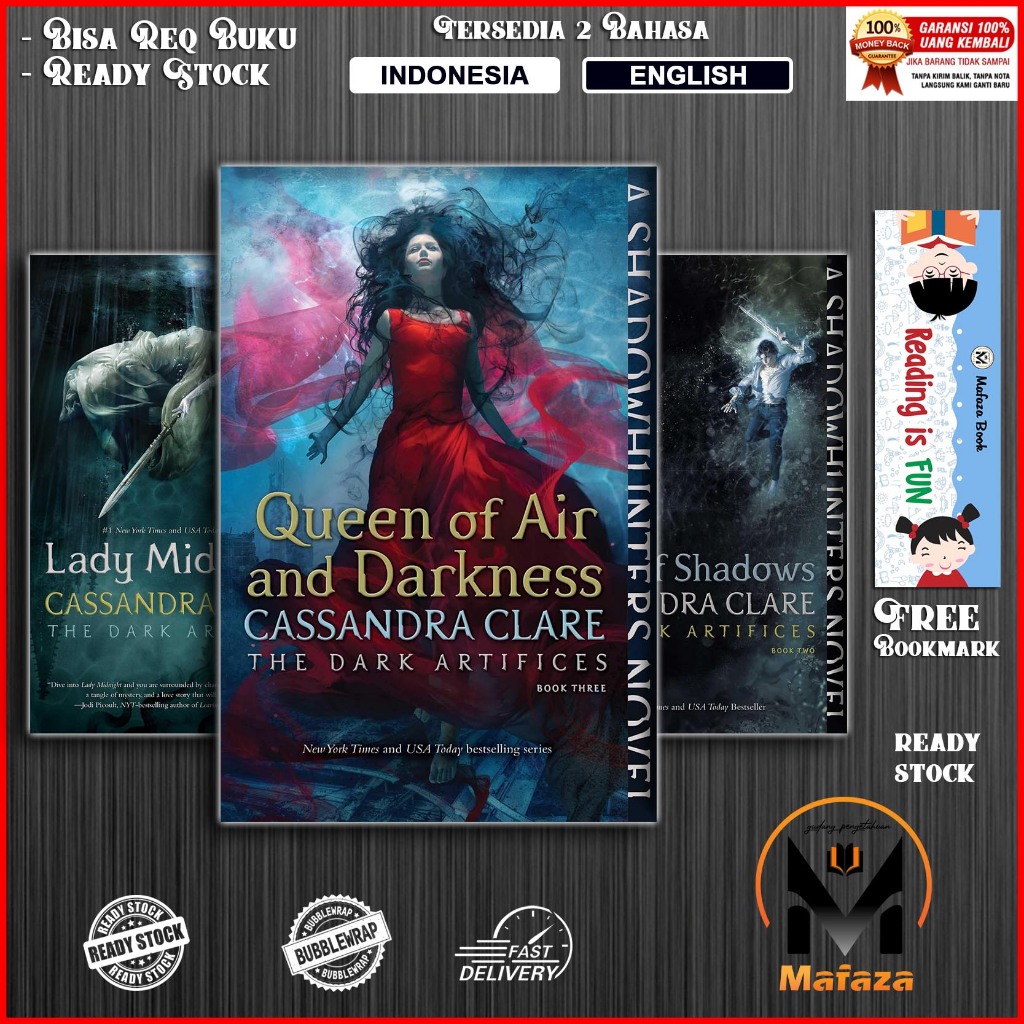 Lady Midnight | Lord of Shadows | Queen of Air and Darkness (English/Indonesia)