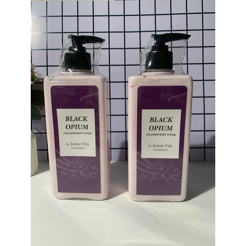BPOM Jeune fen Black Opium Collagen Body Lotion Brightening Moisturizing Mencerahkan Kulit