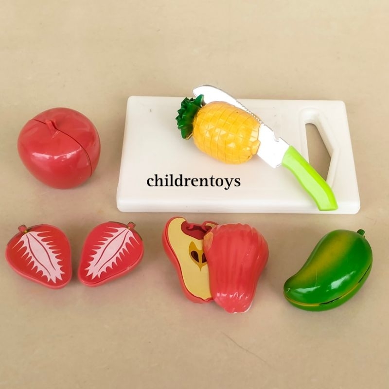 Mainan Potong Buah Magnet KS01 270 / Mainan Potong buah Ria