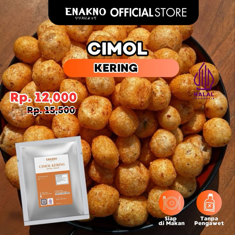 

[ENAKNO] Cimol Kering Extra Pedas