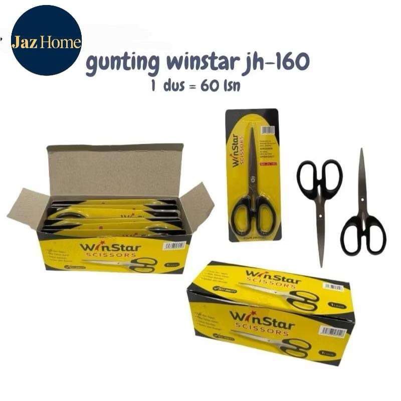 

JAZ GUNTING WINSTAR 6INCH SEDANG KEMASAN BOX PACKAGING HIGH QUALITY / ATK SEKOLAH / ATK KANTOR