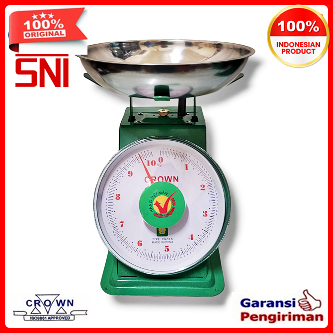 Timbangan Duduk Timbangan Buah Timbangan Serba Guna 10 Kg CROWN