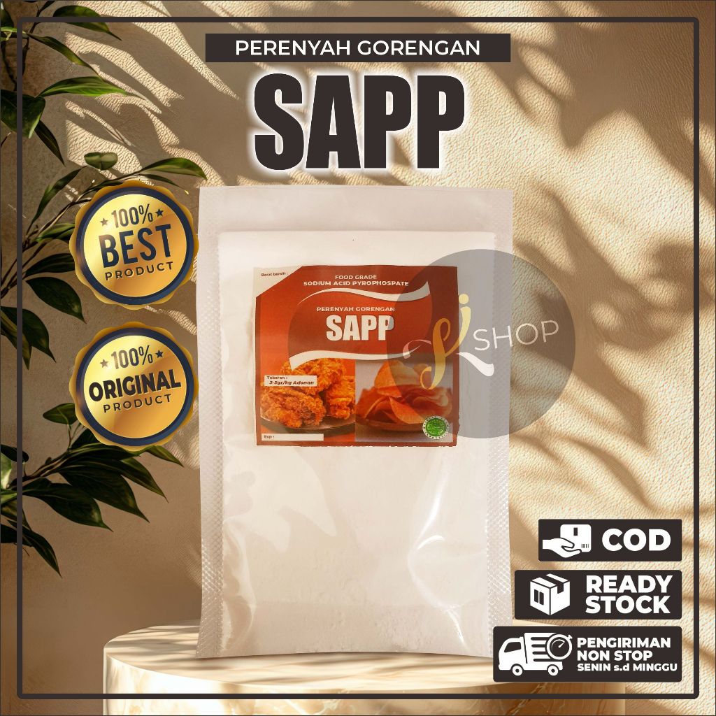100gr SAPP Food Grade / Perenyah & Pengkriuk Ayam Goreng, Gorengan, Kerupuk dll / SAPP china