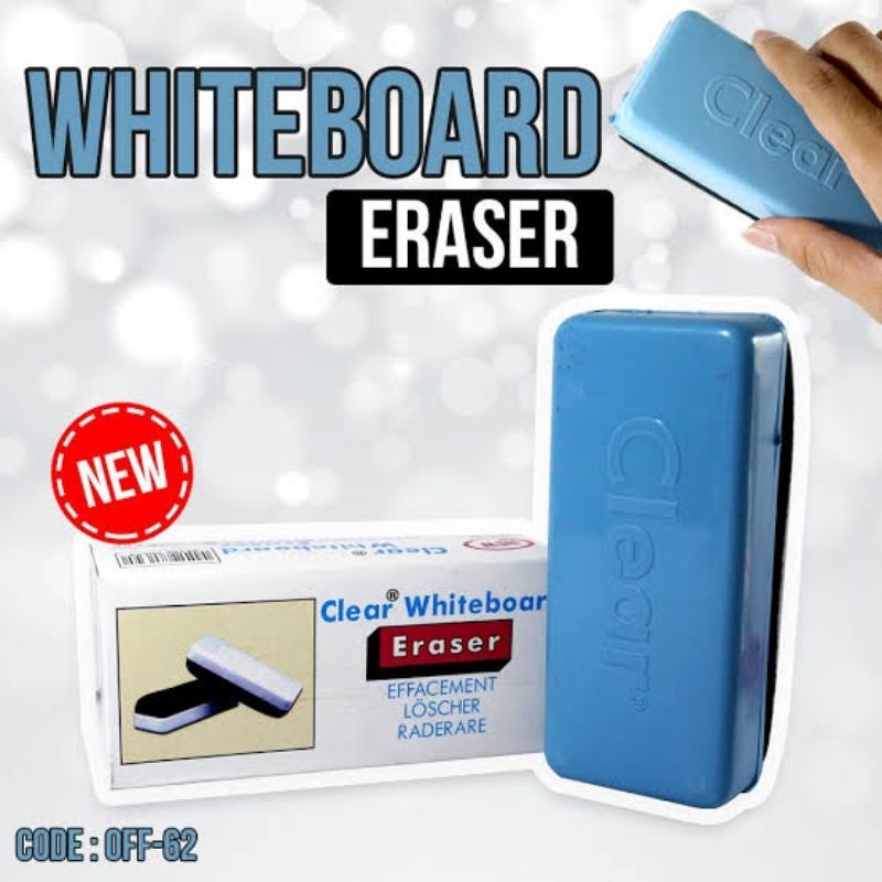 

Clear Whiteboard Eraser / Penghapus Papan Tulis