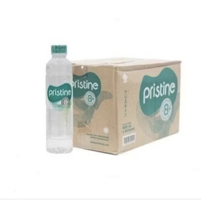 

Pristine Air Alkali PH Tinggi 86+ Original 400ml Harga 1Dus 24 Botol