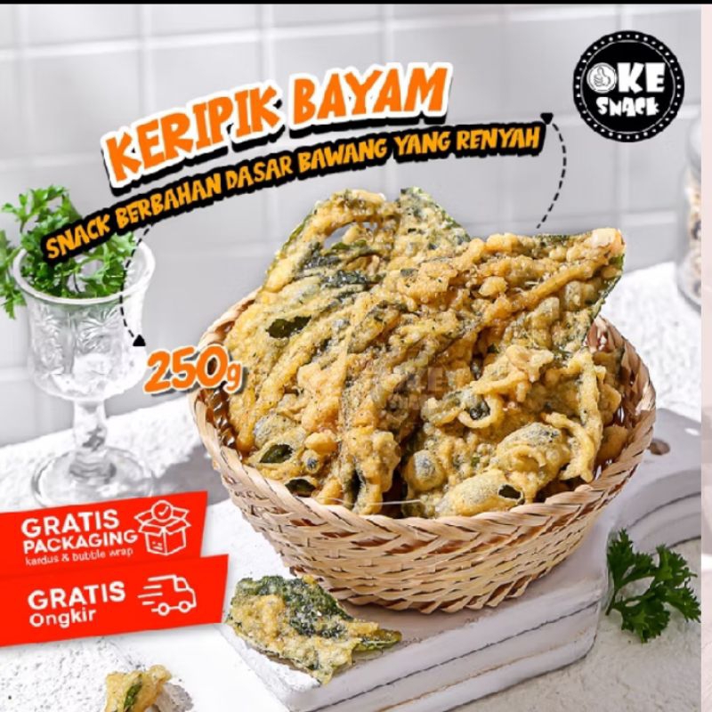 

Keripik Bayam Crispy Renyah dan Gurih