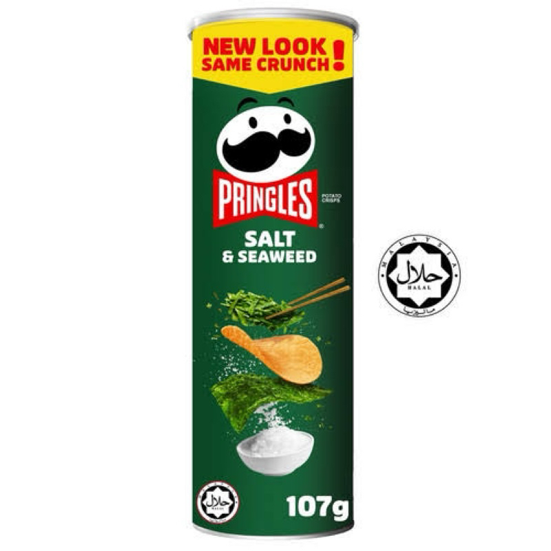 

Pringles Salt Seaweed Nori Rumput Laut 107 gr