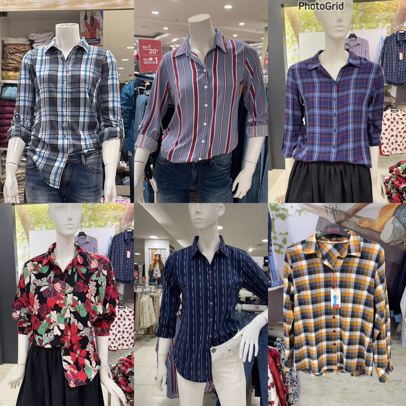 AKO - SALE Kemeja Blouse Wanita (S-XXL)