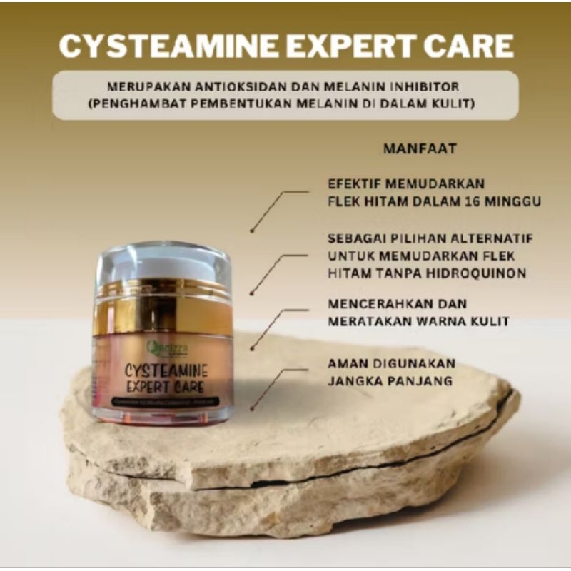 QADIZZA CYSTEAMINE 5% Expert Care Untuk Kulit Sensitif & Memudarkan Flek Hitam di Wajah