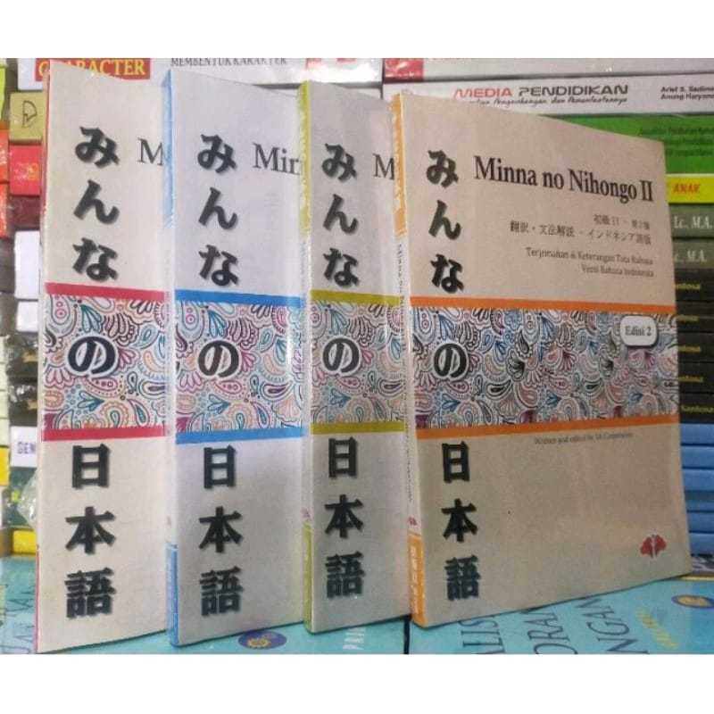 

Paket 4 Buku Minna no Nihongo Edisi 2 Buku 1 & 2 (Jepang dan Terjemahan Bahasa Indonesia)