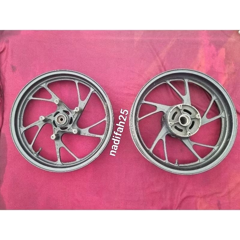 VELG PELEK DEPAN BELAKANG HONDA CB150R LED CBR150R FASELIT COPOTAN ORIGINAL