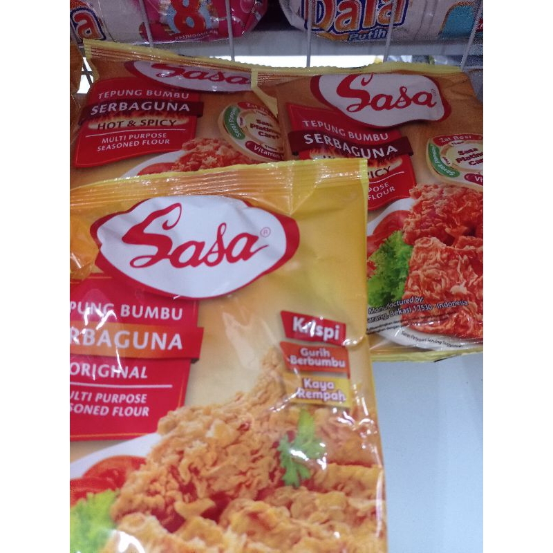 

Sasa Tepung Bumbu Serbaguna Original, (Krispi, Gurih Berbumbu, Kaya Rempah) Kemasan 210g