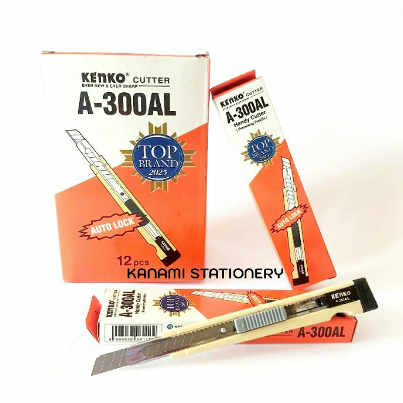 

Cutter Kertas Pen Cutter Ukir Refill Pemotong Kertas Kenko.