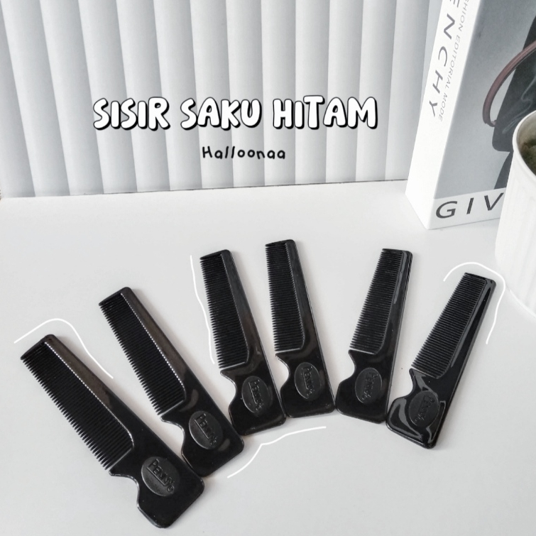 Sisir Saku Per Pcs Sisir Kecil Hitam Sisir Pria Sisir Cowok Sisir Dewasa Sisir Rambut Anti Kusut